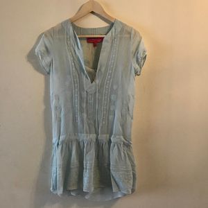 Juicy Couture Embroidered Silk Tunic